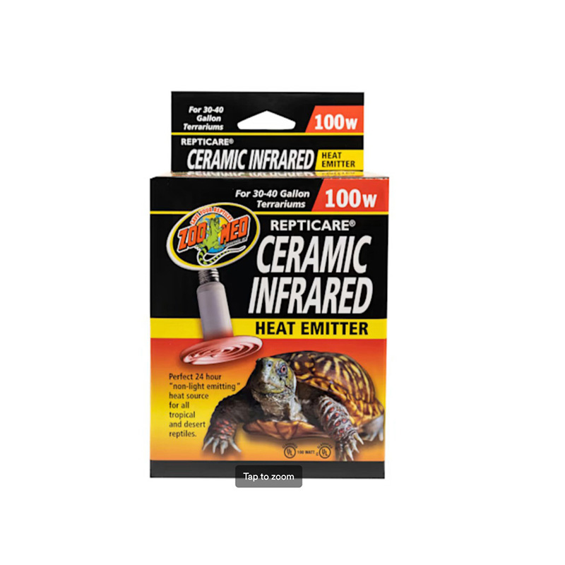 Repticare 100 Watt Ceramic Infrared Heat Emitter
